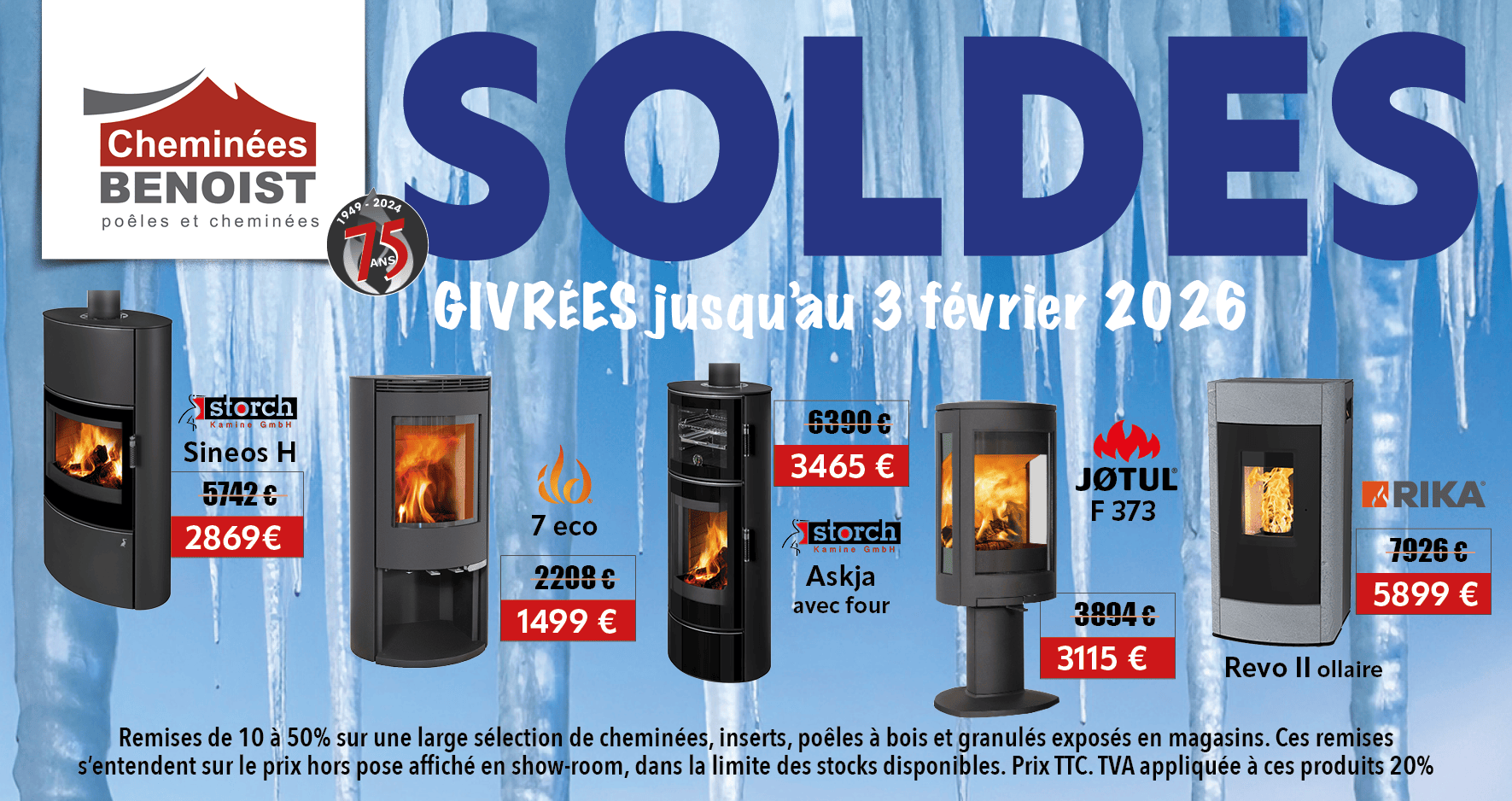 Cheminées et poêles à Caen