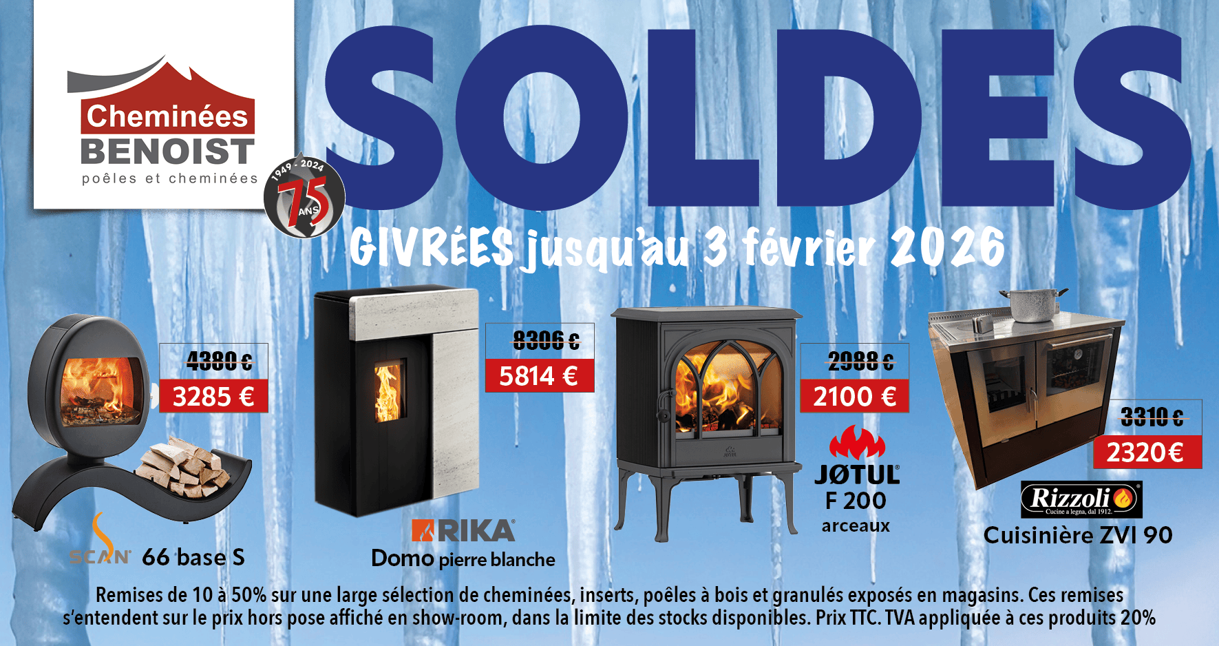 Cheminées et poêles à Caen