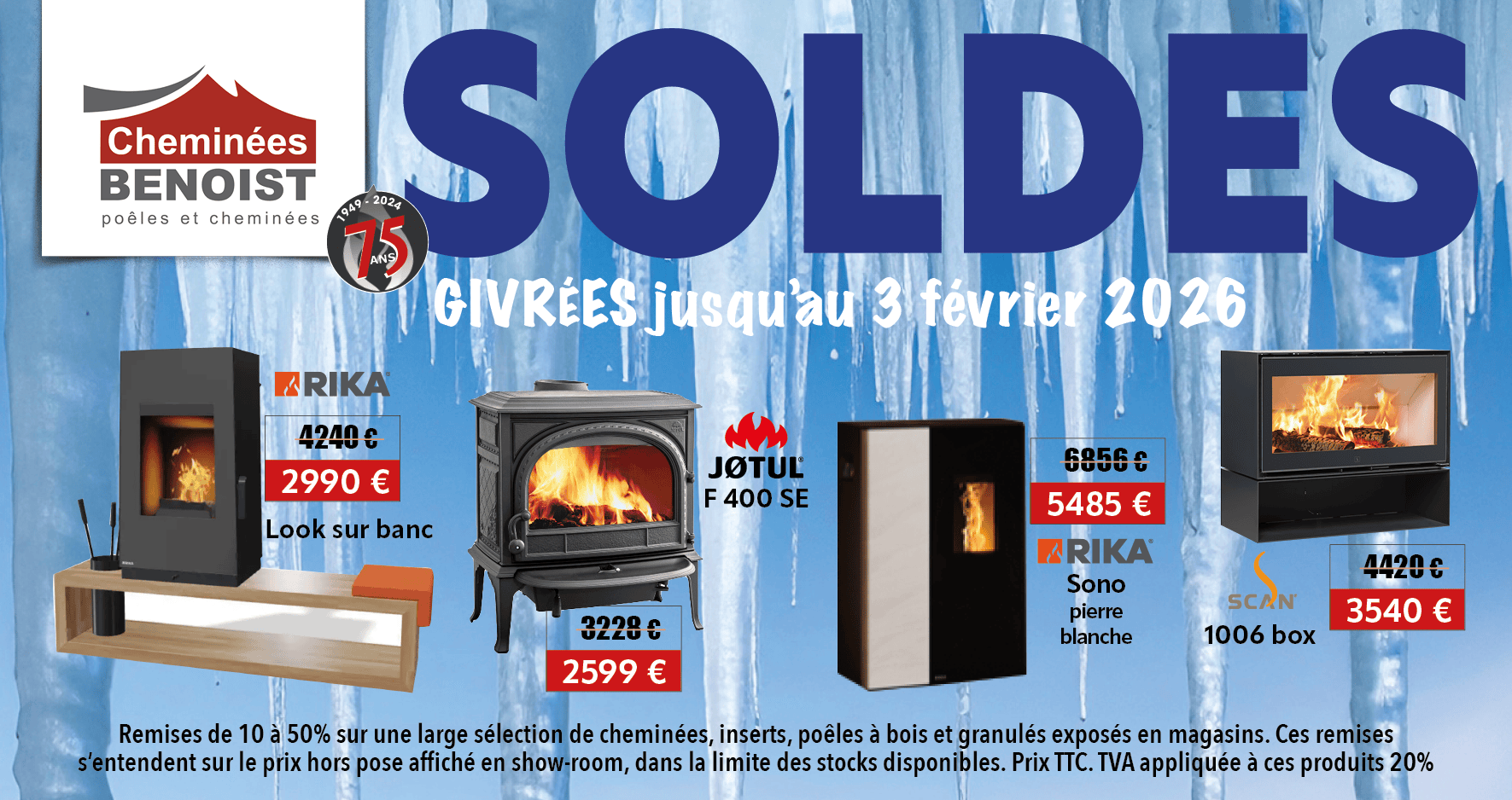 Cheminées et poêles à Caen