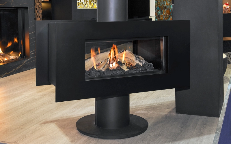 Poêle à gaz pivotant Venus HT de M Design