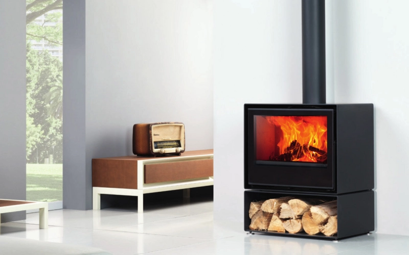 Poêles à bois Cubebox au design compact