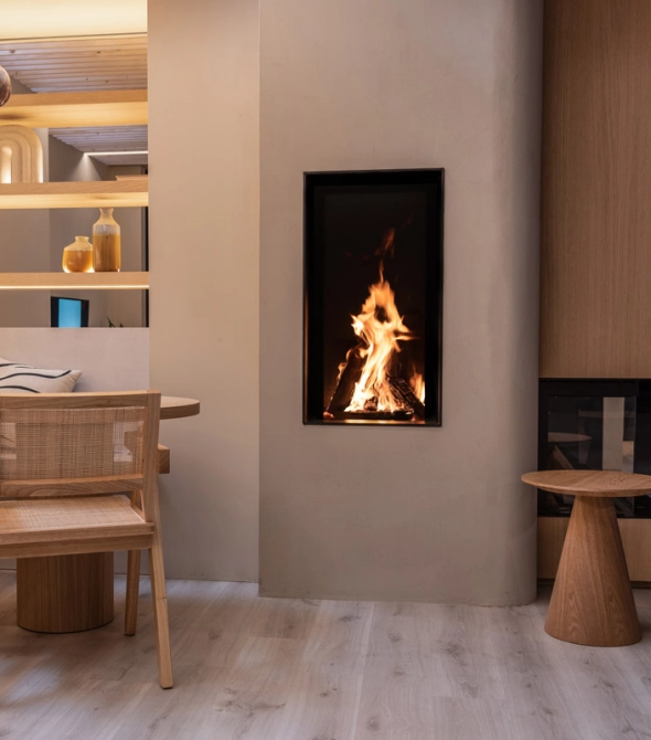 Cheminées bois Luna Diamond de M Design