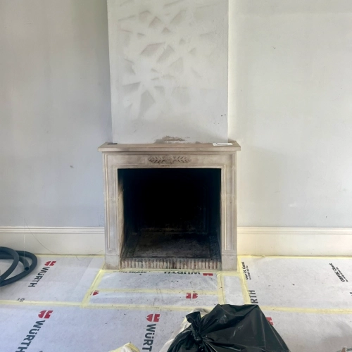 Installation d’un poêle à bois Scan Box 1003 à Caen