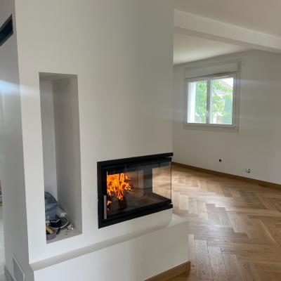 Installation d’un insert bois Scan 5007 à Louvigny