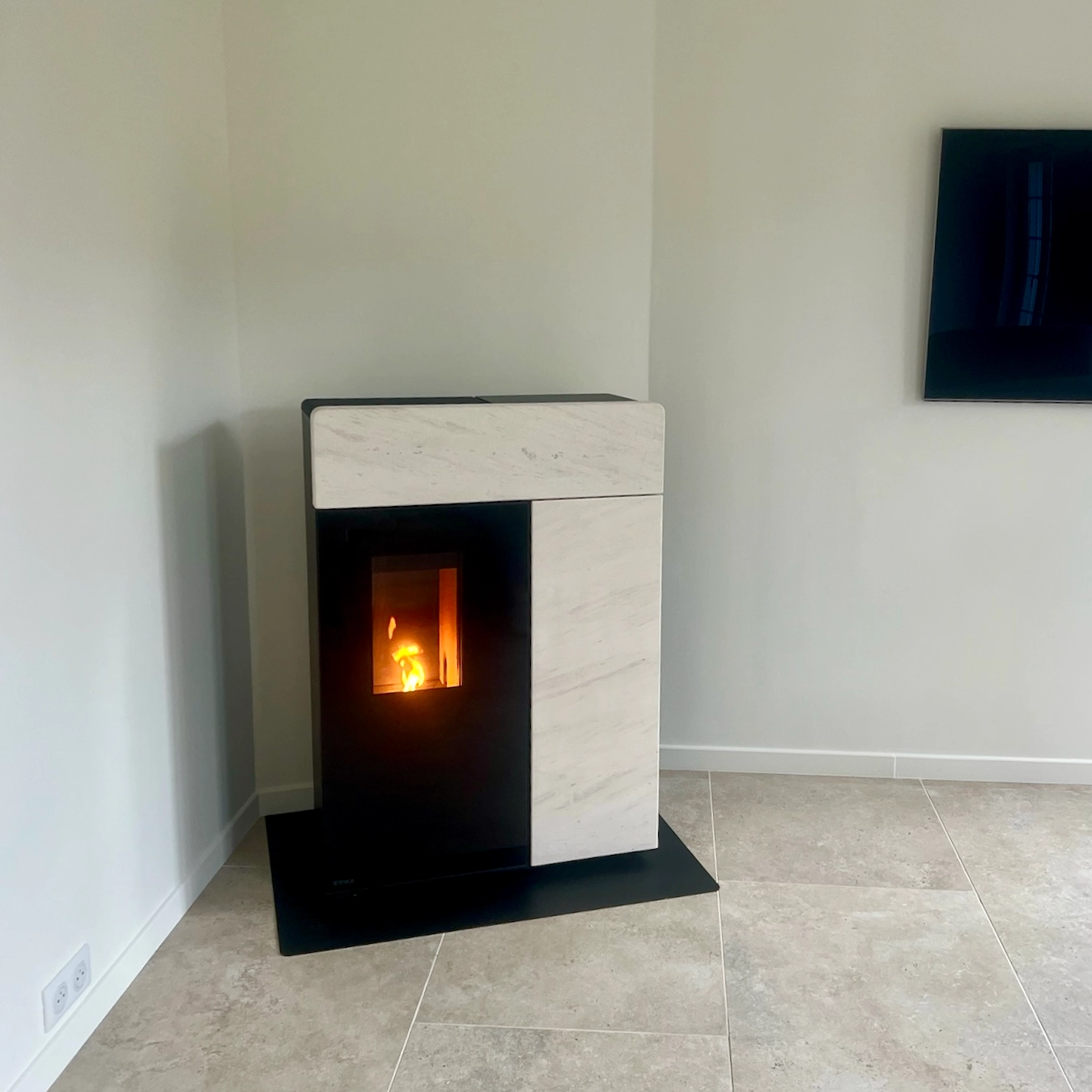 Un poêle à granulés Rika Domo pour un confort optimal à Cauvicourt