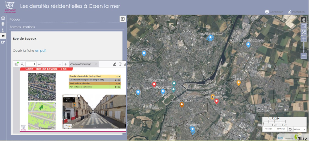 Applications cartographiques de l'agence d'urbanisme