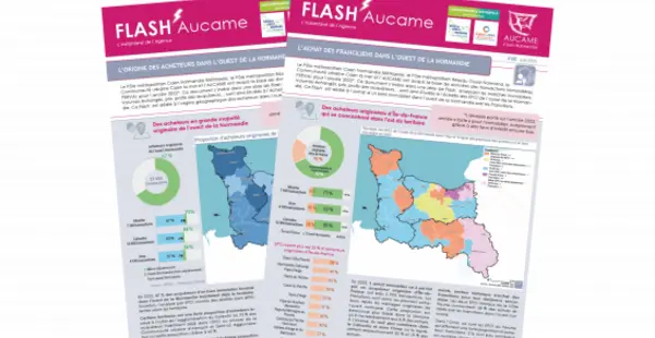 Flash' #67 et 68 - Marchés immobiliers (PERVAL) : origine des acheteurs dans l'ouest de la Normandie 