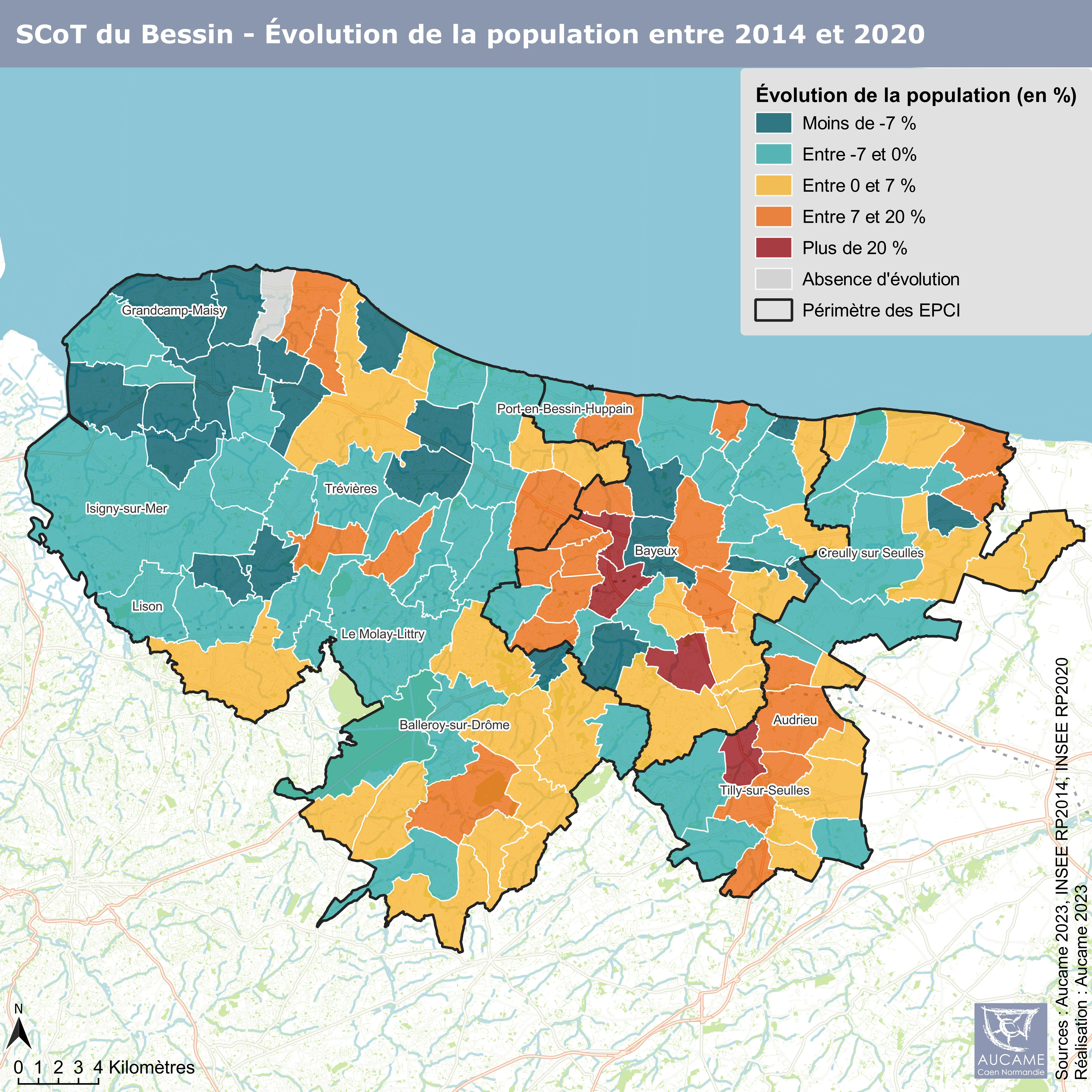 Flash' # 39 - SCoT Bessin :  un recul de la population entre 2014 et 2020