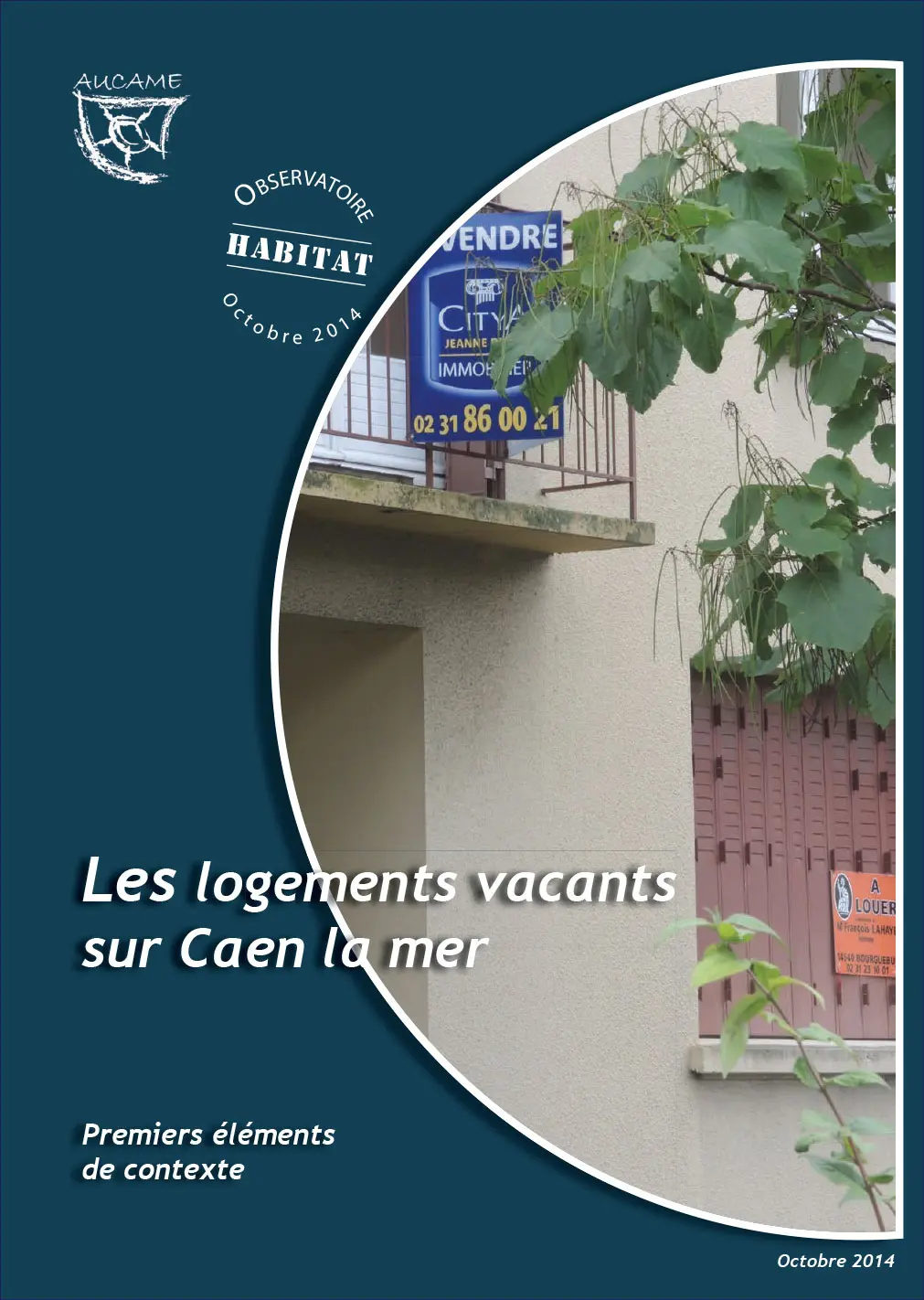 Observatoire de l'habitat n°2 : Les logements vacants sur Caen la mer, premiers éléments de contexte