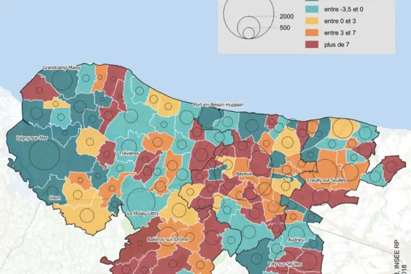 Observatoire territorial du SCoT Bessin : les cartes