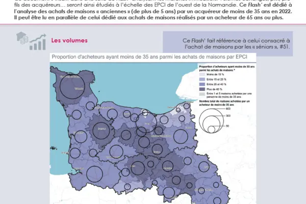 Flash' #50 : Les jeunes et l’achat de maisons dans l’ouest normand