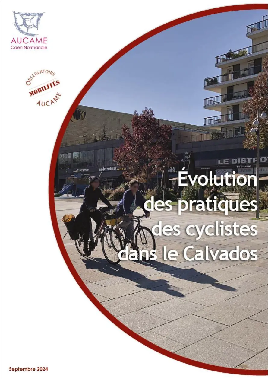 Observatoire des mobilités : évolution des pratiques des cyclistes dans le Calvados