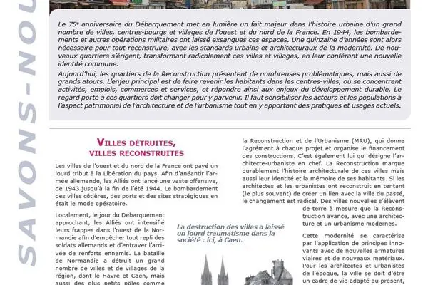 QSN #108 - Villes reconstruites