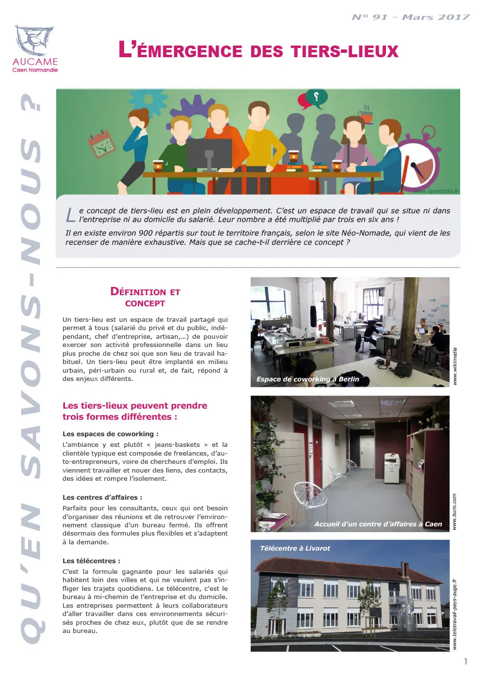 L'émergence des tiers-lieux