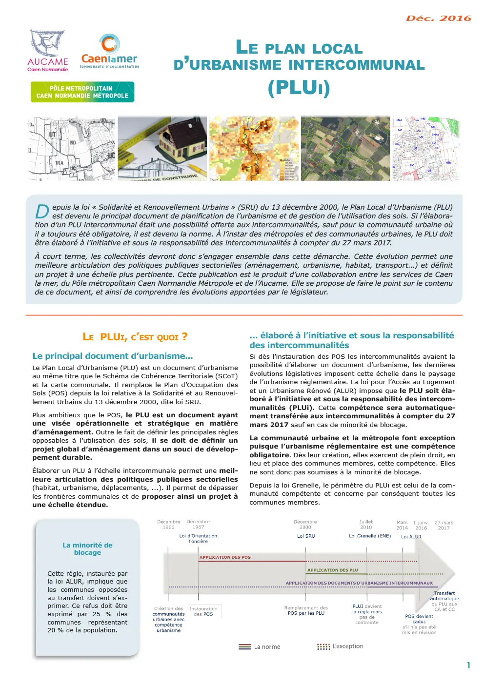 Le plan local d'urbanisme intercommunal (PLUi)