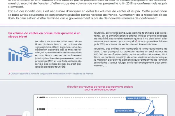 Flash' #9 - Le marché de l’ancien en France face à la crise sanitaire